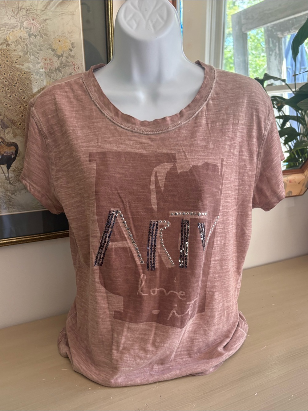 Furor Elements Blouse in Dusty Mauve